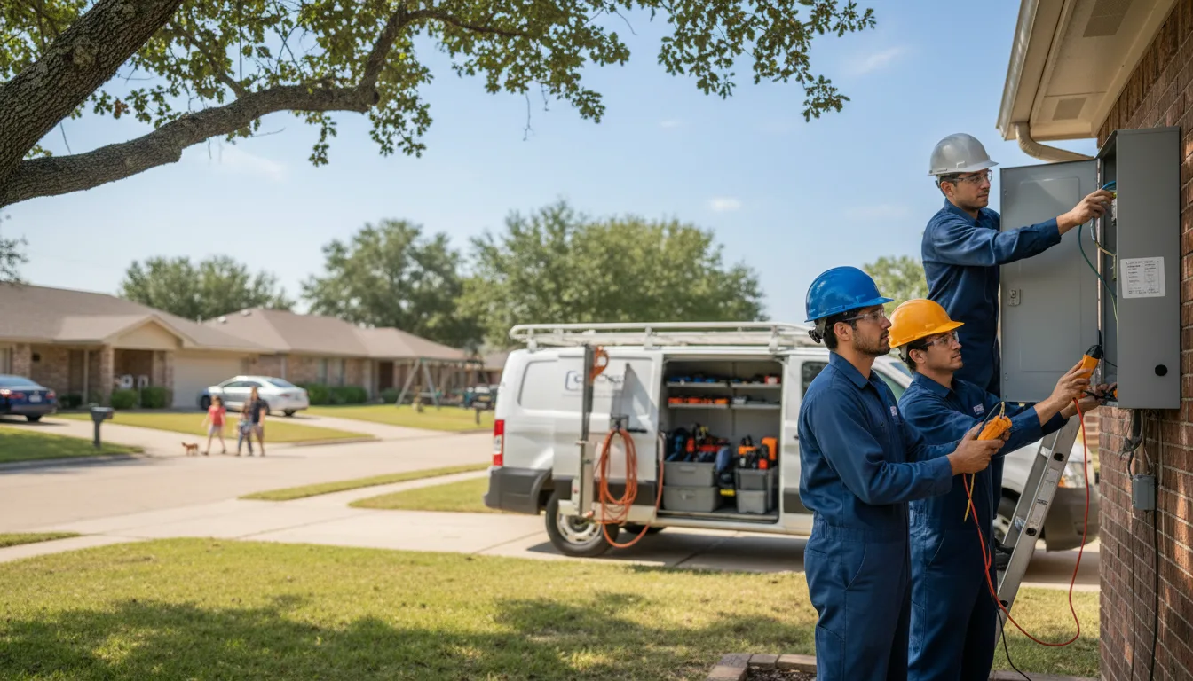 Certified electrician providing emergency electrical services in Friedens, PA